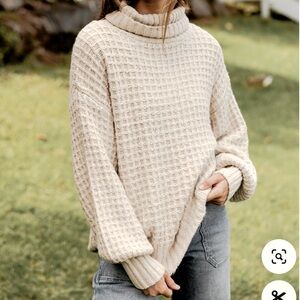 Neuflora Tennessee waffle knit sweater